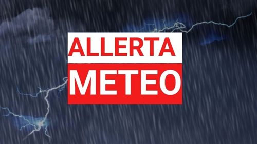 Allerta Meteo. Avviso di attenzione massima e procedure operative.