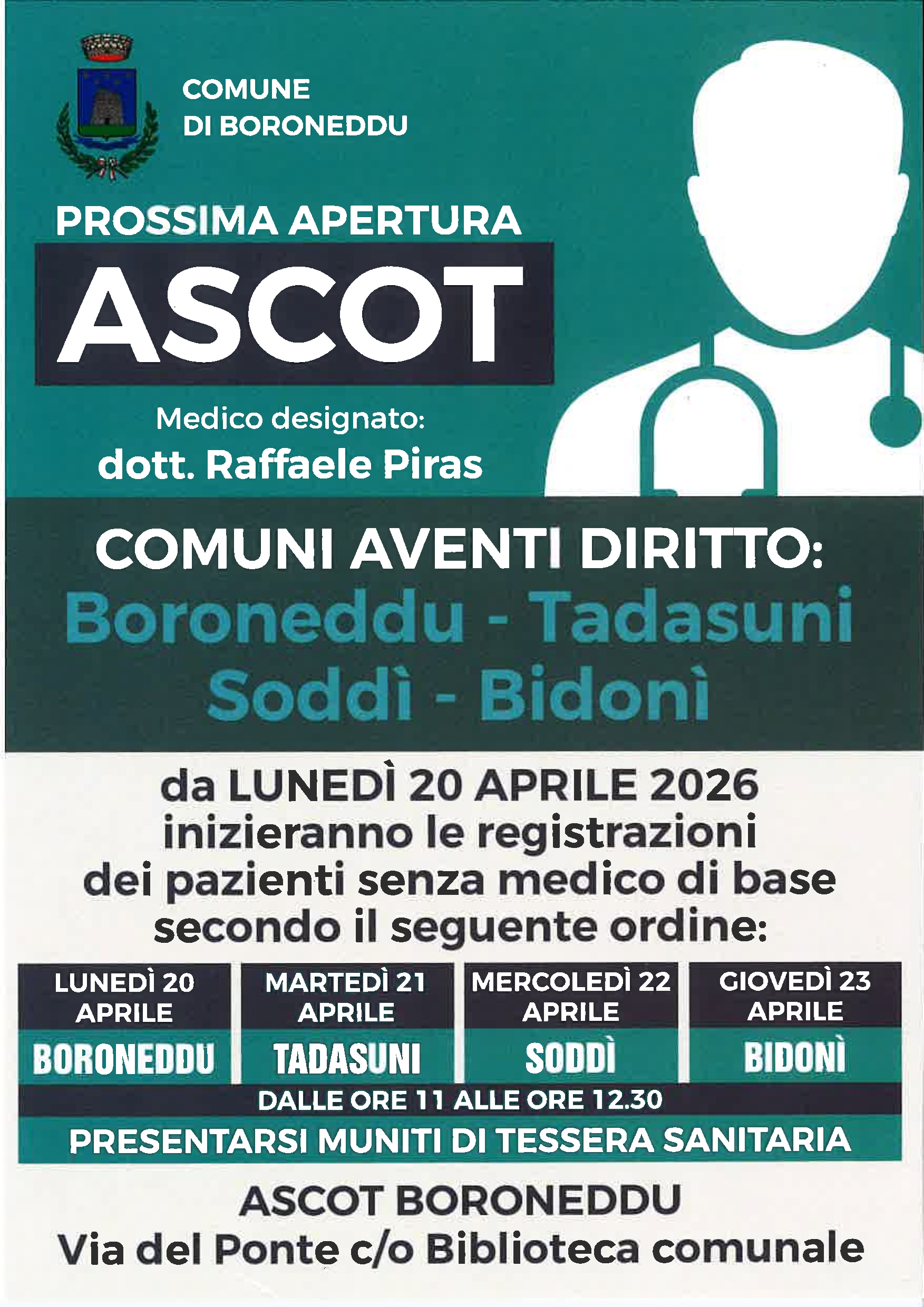 Avviso Ascot di Boroneddu